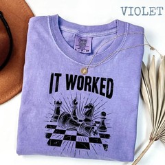 It Worked Shirt, Funny Chess Player Tee, Vintage Checkmate T-Shirt