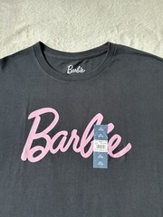Barbie Mens Black Logo ShortSleeve Crewneck Graphic T- shirt Size 3XL (54-56)NWT