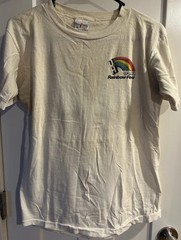 80s University Of Hawaii UH Sports Poly Tees Single Stitch I Support Rainbows 🌈