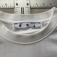 Off-White Main Label Arrows Graphic T-Shirt White Yellow Black Men’s XL Cotton