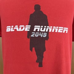 Blade Runner 2049 Red Graphic T-Shirt Adult Size L Sci-Fi Movie Graphic Tee
