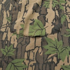 Vintage Camouflage T Shirt Adult Medium Brown Green Tree Bark Ace Sportswear 80s