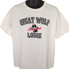 Great Wolf Lodge T Shirt Mens Size 2XL White Arizona Indoor Water Park