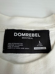 Domrebel Shirt Men Large Bunny Distress Street Graphic Collect Work Party Gym Ex