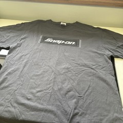 Fruit of The Loom Snap-On Tools Logo Shirt Size Large Gray Short Sleeve Men’s