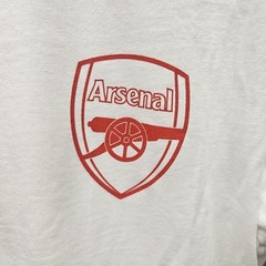Men’s Adidas Arsenal Logo White Short Sleeve T-Shirt / IC4821 / Size Medium