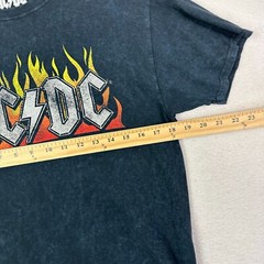 AC DC T Shirt Mens Small Highway To Hell Black Short Sleeve Band