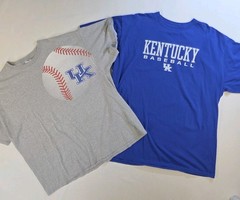 Lot 12 Men’s University of Kentucky Wildcats UK T-Shirts 2XL XXL Blue Gray