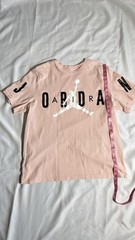 Jordan Pink Graphic T-Shirt Men’s Large Crew Neck Short Sleeve