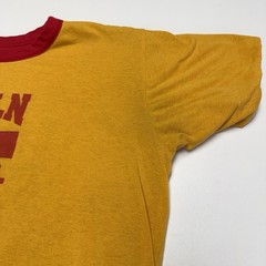 Vintage 90s Double Face Phys Ed T Shirt Mens XL Red/Yellow USA