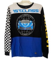 Racing Checkered Finish Line Flag Automobile #15 Motor Long Sleeve T-Shirt Large