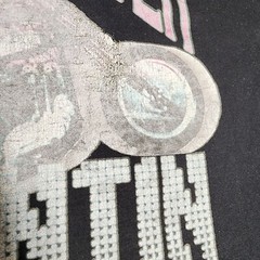 Eight 732 Men T Shirt Black Size 3XL Eight Seven Stuntin Graphics Motorcycle