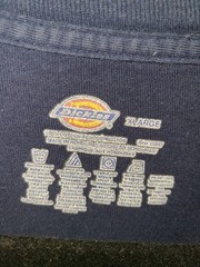 Dickies Mens T-Shirt Logo Graphic Tee T Shirts Navy shirt men’s work