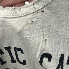Vintage Arctic Cat Shirt Mens XL Gray ZR Snowmobile Thrashed Smoked Distressed