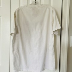 Full Send Black Barbed Wire Logo Men’s White T-Shirt Size Large