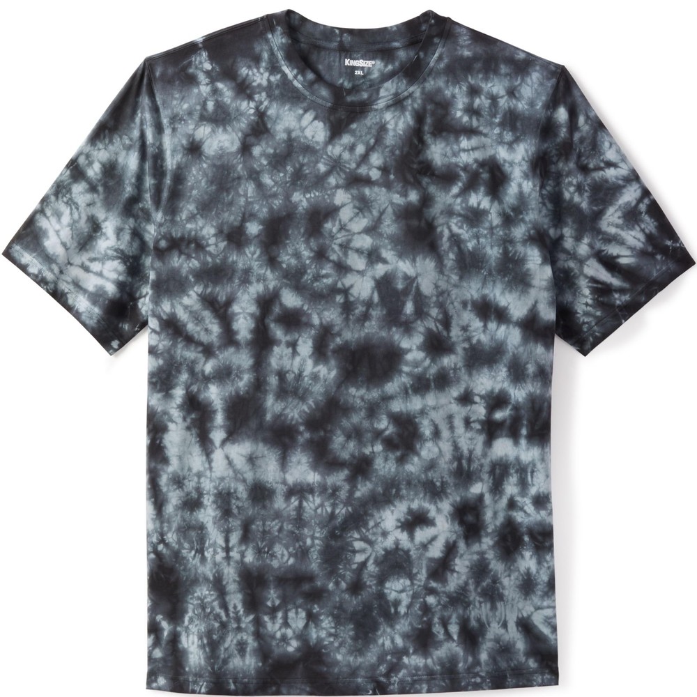 KingSize Men’s Shrink-less Lightweight Crewneck T-shirt Steel Marble XX-Large