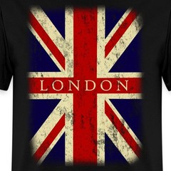 Vintage UK London Flag Men’s T-Shirt