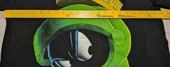 Vintage Looney Tunes Black Marvin the Martian Shirt 1997 Men’s Sz Large Rare
