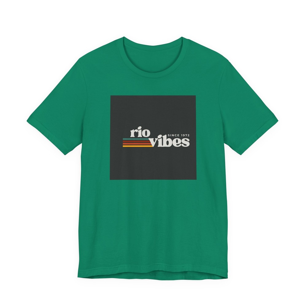 Rio Vibes tee | Retro striped logo T-Shirt