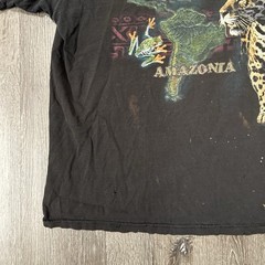 Vintage Amazonia Shirt Mens 2XL Nature Rainforest Double Sided Graphic 90s