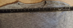 Carbon T Shirt Size XXL Longer Length Short Sleeve Grey Lightweight Comfortable