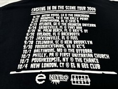 2006 Set Your Goals Band Tour T-Shirt Size L Hardcore Punk Indie Rock Alt Y2K