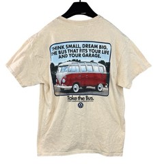 Volkswagen Graphic T-Shirt Sz Large Official Licensed Red Bus VW Logo Van