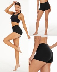 2 Pack Biker Shorts for Women – 3″/5″/8″ Booty Volleyball High Waisted Black …