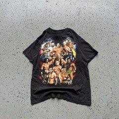 2000s WWE crazy rare wrestling superstars graphic tee size small