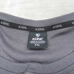 Kuhl Enticer Henley Shirt Mens XXL Gray Tencel Stretch Button Performance