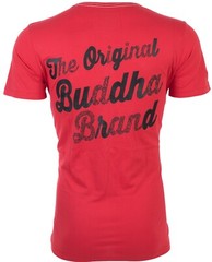 $89 TRUE RELIGION Red ORIGINAL BUDDHA FACE Short Sleeve Designer Graphic T-shirt