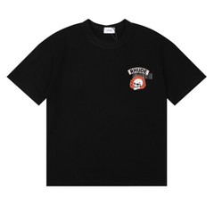 NEW Men Women RHUDE High Quality 100% Cotton Short Sleeve Polo T-Shirt SZ:S-2XL