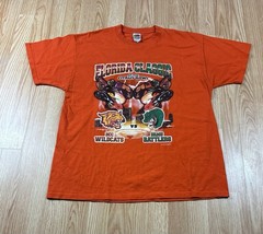 Florida Classic 2002 Bowl FAMU Vs B-CU Orange Mens XL T Shirt C2