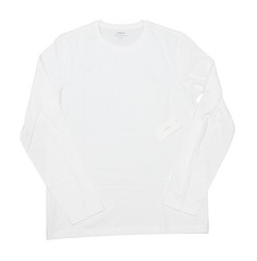 Vince Men’s Optic White Jersey Knit Crew-Neck Long Sleeve T-Shirt XL