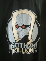 VINTAGE DC COMICS BATMAN GOTHAM VILLAIN MR. FREEZE T-Shirt Size L Black