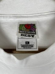 VTG Branson Missouri Shirt Mens XL White Red Foil Roses Floral Single Stitch