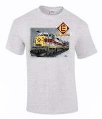 Erie Lackawanna SDP45 Train Authentic Railroad T-Shirt [02]