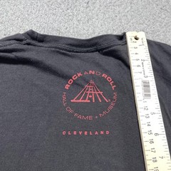 Rock And Roll Hall Of Fame Museum Shirt Mens Medium Black Cleveland Graphic Tee