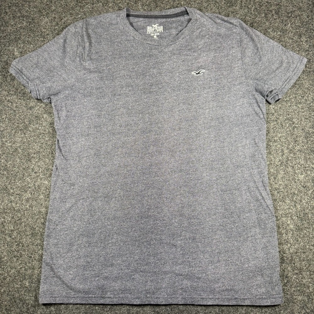 Hollister Must Have Collection Men’s Heathered Gray Short Sleeve Crew Neck T-Shi