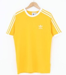 NEW MEN’S ADIDAS ORIGINALS 3-STRIPES CALIFORNIA TEE SHIRT ~SIZE XL ~ IM9388 GOLD