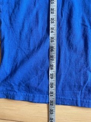 Vintage Y2k Blue Nike Muscle Tee With Flame Detail Size XXL