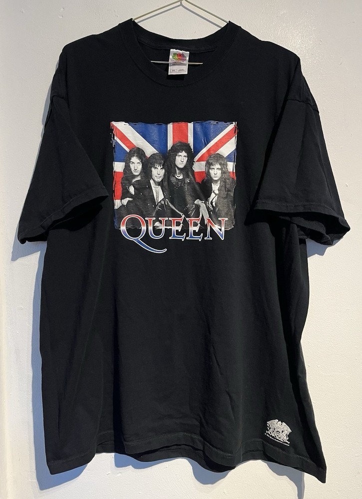 Vintage Queen Shirt XXL 2008 Band Rock Gig Freddie Mercury Y2K Gig Merchandise