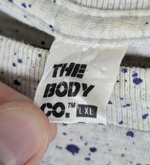 Vintage Body Co Shirt Large Single Stitch Palm Tree Wave Surf Gym Bodybuilding