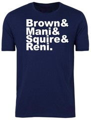 Brown&Mani&Squire&Reni T-shirt / Indie Music / Stone Roses / UNISEX / S-XXL