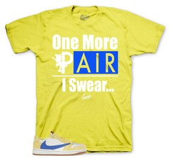 Shirts To Match Jordan 1 Canary Yellow Travis Scott – One More Pair Sneaker Tees