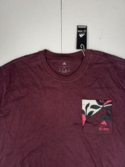 Adidas Men’s F1 Mercedes Miami Graphic Pocket T-Shirt NWT $30 Pick Size Maroon
