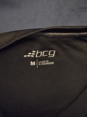 BCG Brand Academy Active Shirt Mens Medium Size Black Color