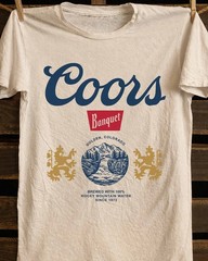 Coors Banquet Beer Brand Tshirt