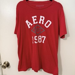 Aéropostale Men’s 1987 Red XL T-Shirt