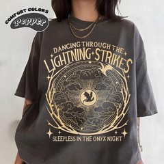 Onyx Storm Dancing Through The Lightning Strikes Comfort Colors Shirt Fourth Wi